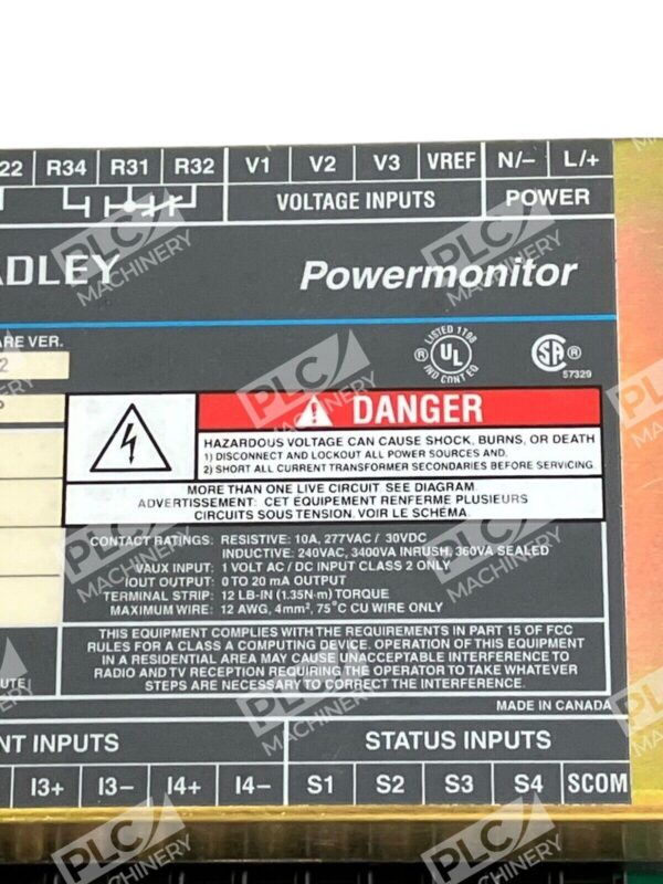 Allen Bradley Powermonitor 1400-PD52A /A - Image 4