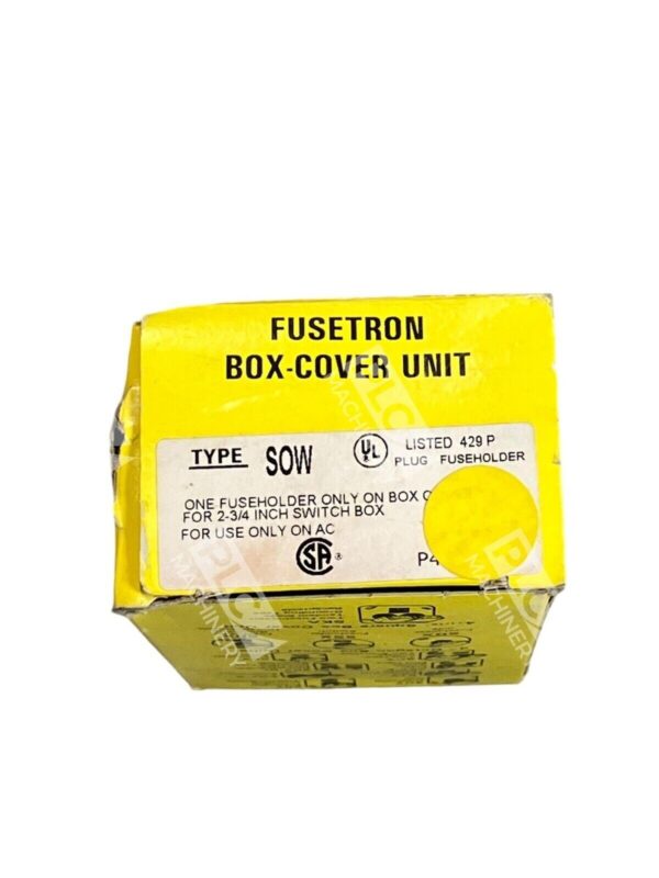 Fusetron Box-Cover Unit Fuseholder Type SOW - Image 2