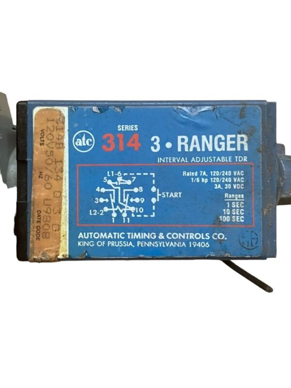 ATC Series 314 3-Ranger Interval Adjustable TDR 0-10s
