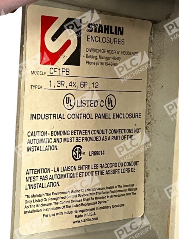 Stahlin Enclosures Robroy Industrial Control Panel Enclosure CF1PB - Image 2