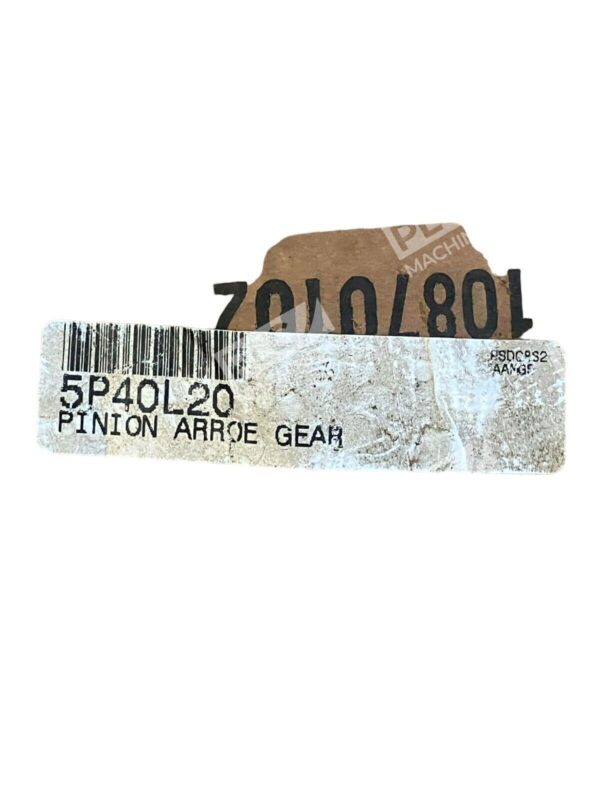 Pinion Arroe Gear 5P40L20 10870102 PSDC8S2 - Image 2