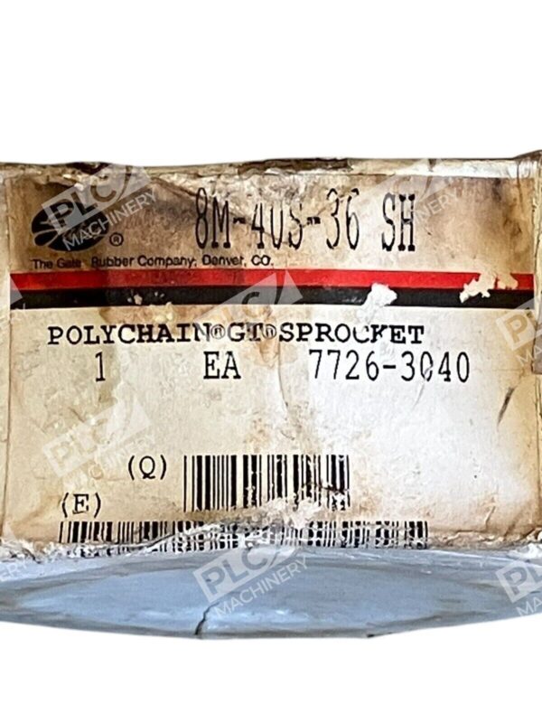 Gates 7726-3040 Polychain GT Sprocket 8M-40S-36 SH - Image 3