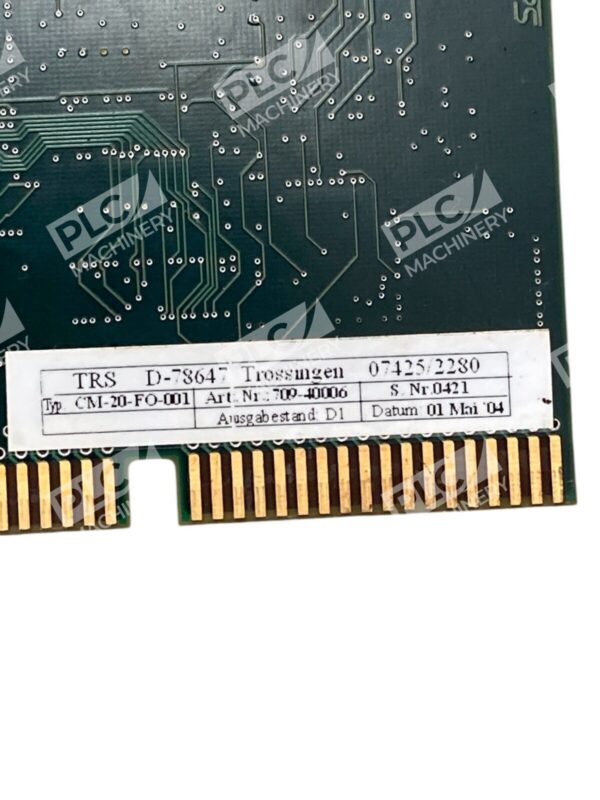TRS D-78647 709-40006 PCB Circuit Board CM-20-FO-001 - Image 4