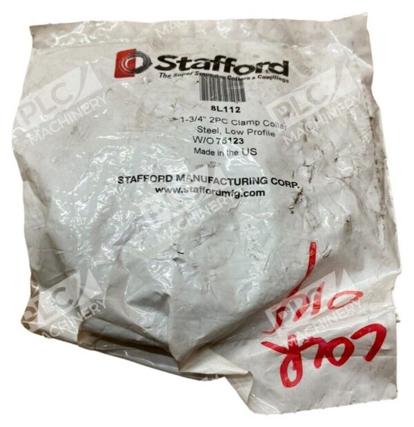 Stafford 8L112 1-3/4" Steel Low Profile 2PC Clamp Collar