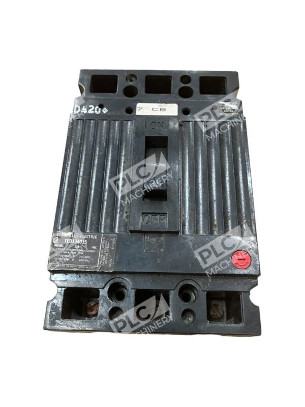 GE GENERAL ELECTRIC BREAKER TED134035 35A 35 A AMP 480Vac 3 POLE