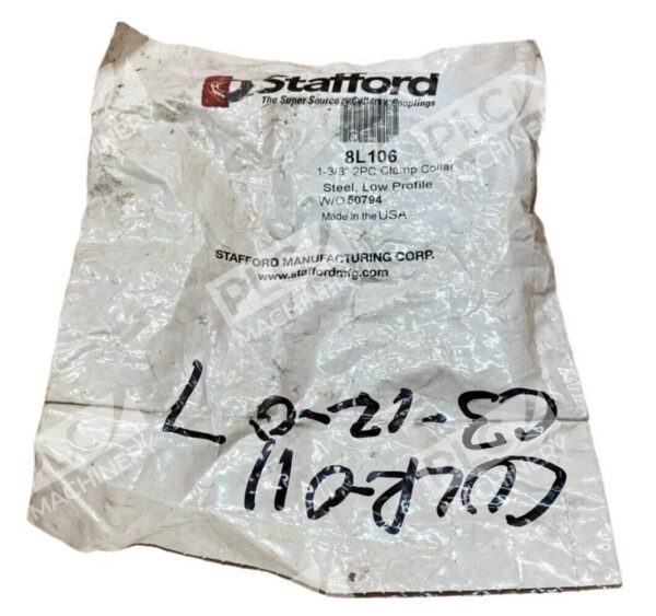 Stafford 8L106 1-3/8" Low Profile Steel 2PC Clamp Collar