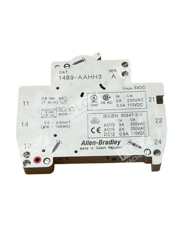 Allen Bradley 1489-AAHH3 /A 1PC Auxiliary Switch - Image 2
