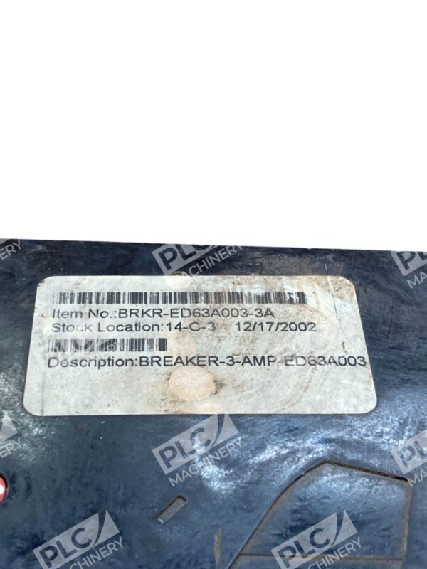 Siemens 3 Pole 3A 600VAC ITE Motor Circuit Interrupter ED63A003 (lot of 2) - Image 8