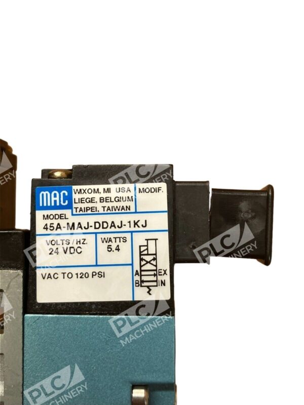 MAC 45A-MAJ-DDAJ-1KJ Single Operator Solenoid Valve - Image 4
