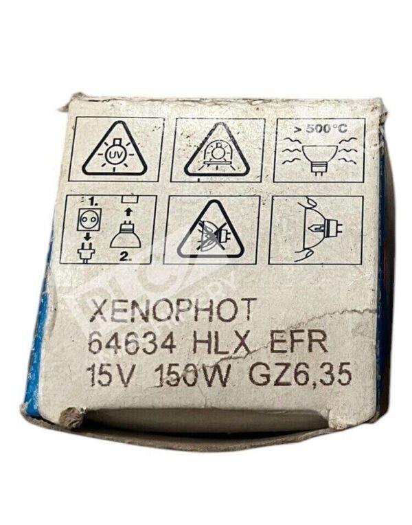 Osram Xenophot 15V 150W GZ6.35 Halogen Display Optic Lamp 64634 HLX EFR - Image 2