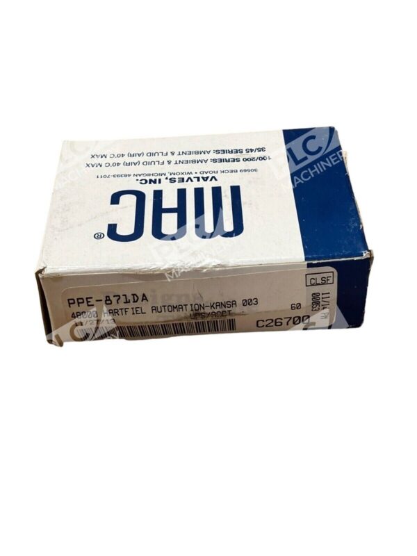 MAC PPE-871DA 1/8" NPT Port Pilot Valve