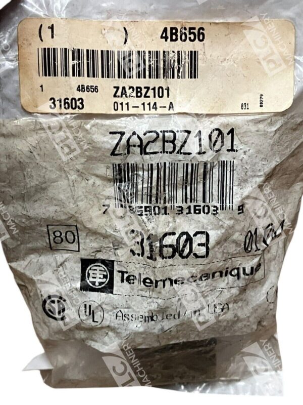 Telemecanique 10A 400V Pilot Light Body & Contact Kit Base ZA2BZ101 - Image 2