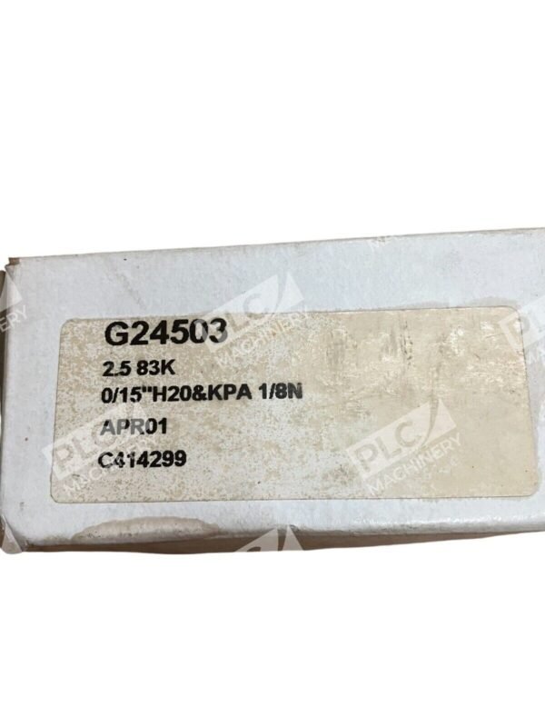 Marsh Bellofram 2.5 83K 0/15"H20&KPA 1/8N APR01 C414299 Pressure Gauge G24503
