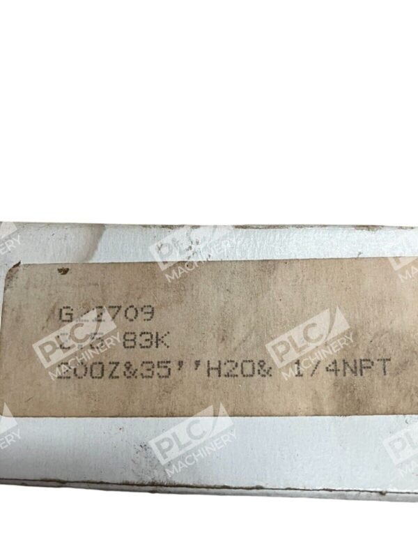 Marsh Bellofram 2.5 83K 20Oz&35"H2O& 1/4NPT Pressure Gauge G22709 - Image 2