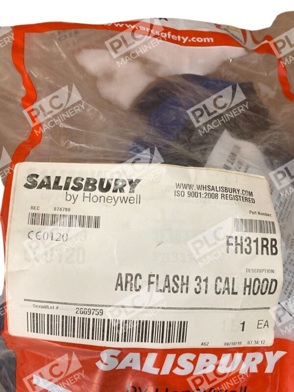 Honeywell Arc Flash 31 Cal Hood Salisbury Pro-Shield Pro-Hood FH31RB - Image 3