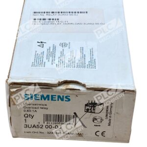 Siemens 3UA5200-0J 0.63A-1A Overload Relay 3UA52 00-0J