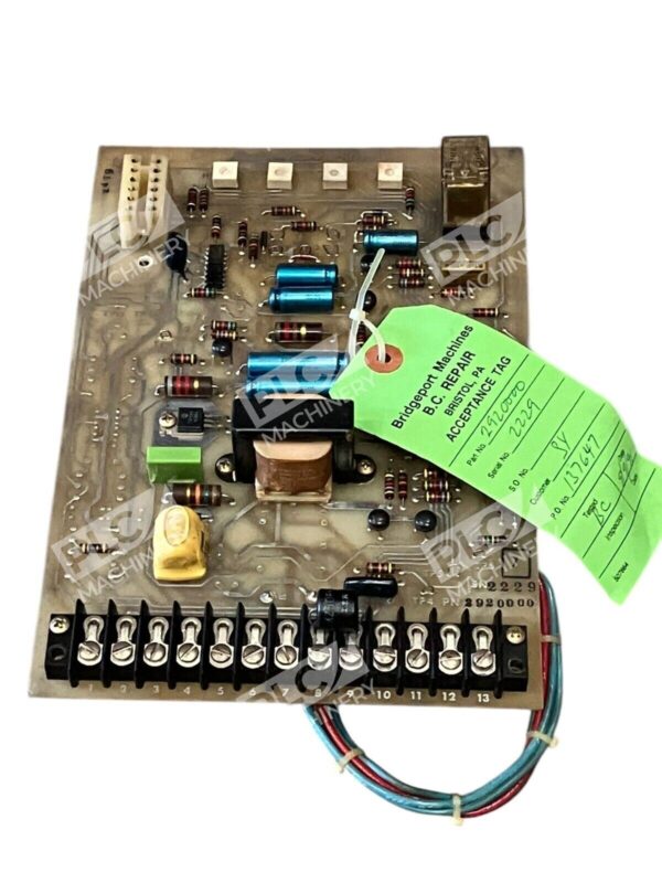 Bridgeport 020108-E Control Board 2920000