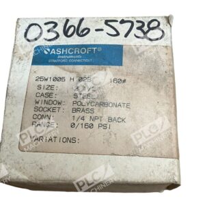 Ashcroft 2-1/2" 0/160PSI Pressure Gauge 25W1005-H-02B-160#