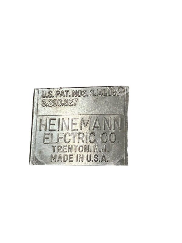 Heinemann Electric GH3-Z13-24 Circuit Breaker 42A 480V 50/60Hz - Image 6