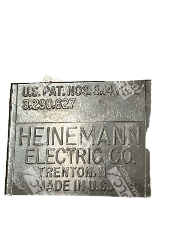 Heinemann Electric GH3-Z13-24 Circuit Breaker 42A 480V 50/60Hz - Image 7