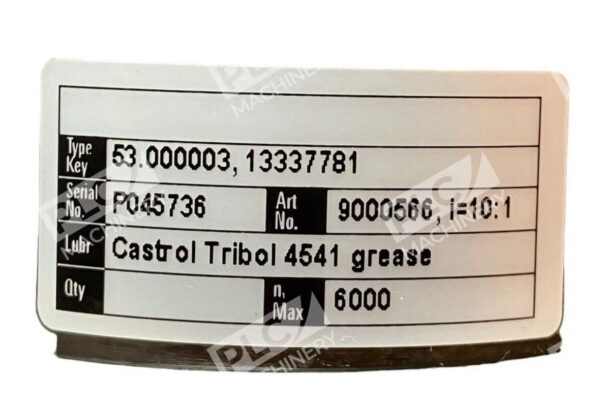 Lenze 13337781 Gear Reducer 53.000003 - Image 2