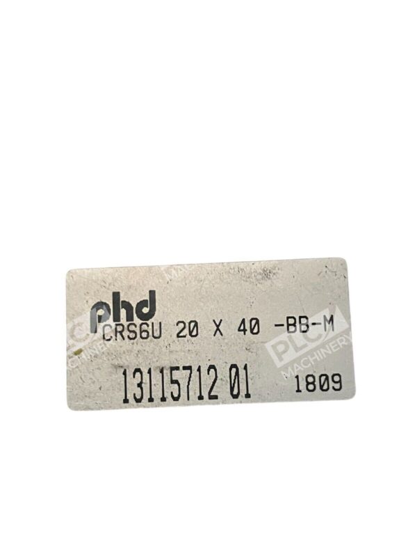 PHD Single Rod Double Acting Compact Pneumatic Cylinder CRS6U20X40-BB-M - Image 2
