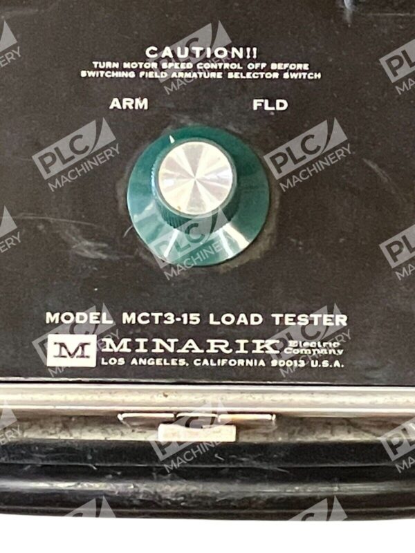 Minarik Electric Company Load Tester Model MCT3-15 - Image 2