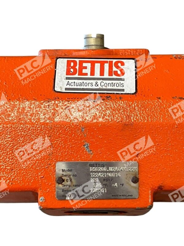 Bettis 120PSIG 138961 Pneumatic Actuator Valve DS0200.U2A04K.22K - Image 2