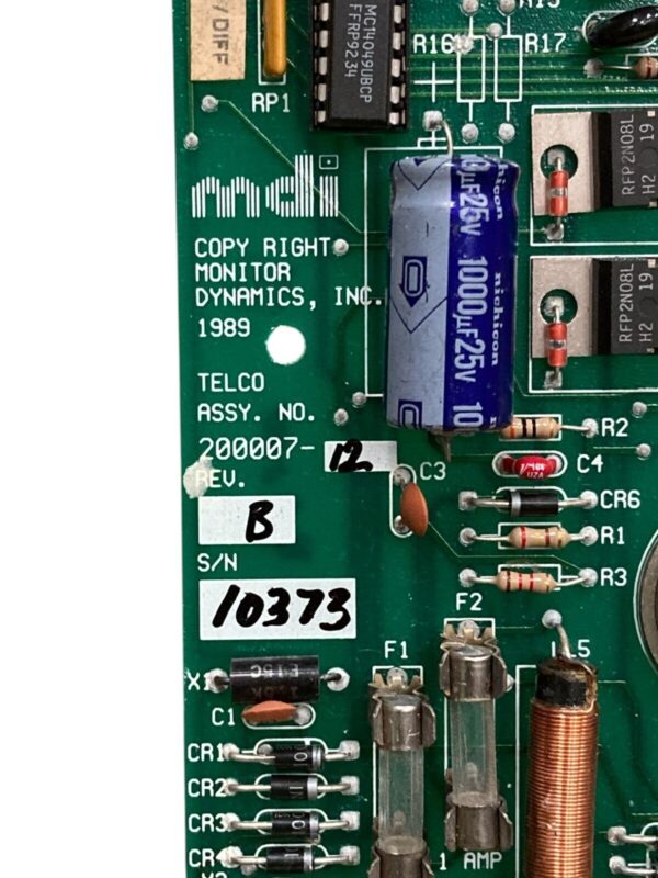 MDI Telco PCB Circuit Board 200007-12 Rev B - Image 3