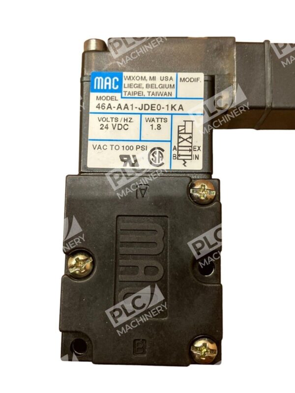MAC 46A-AA1-JDE0-1KA 4-Way Solenoid Valve - Image 2