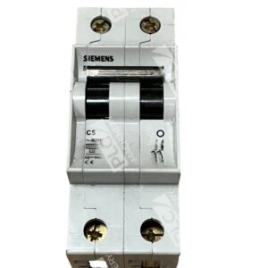 Siemens 5SX2 C5 400V 2 Pole 5A Circuit Breaker 5SX22 C5