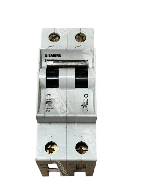Siemens 5SX2 C5 400V 2 Pole 5A Circuit Breaker 5SX22 C5