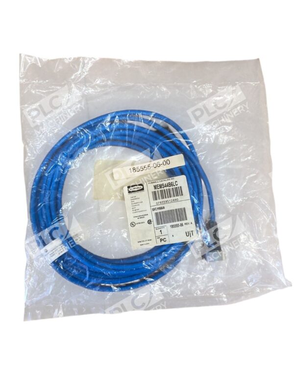 Hubbell MEMS44B6LC 5Pole 4Wire W/ Drain 4A 300VDC Cable Assembly 185555-06