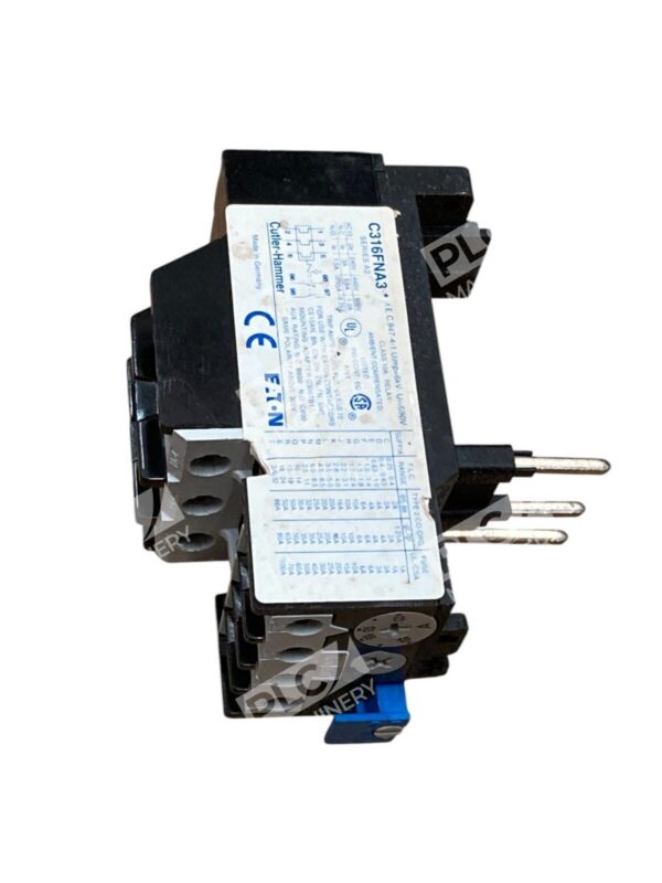 Lot of 5 Eaton C316FNA3 Thermal Overload Relay Class 10 1.0-1.4A 690V - Image 3