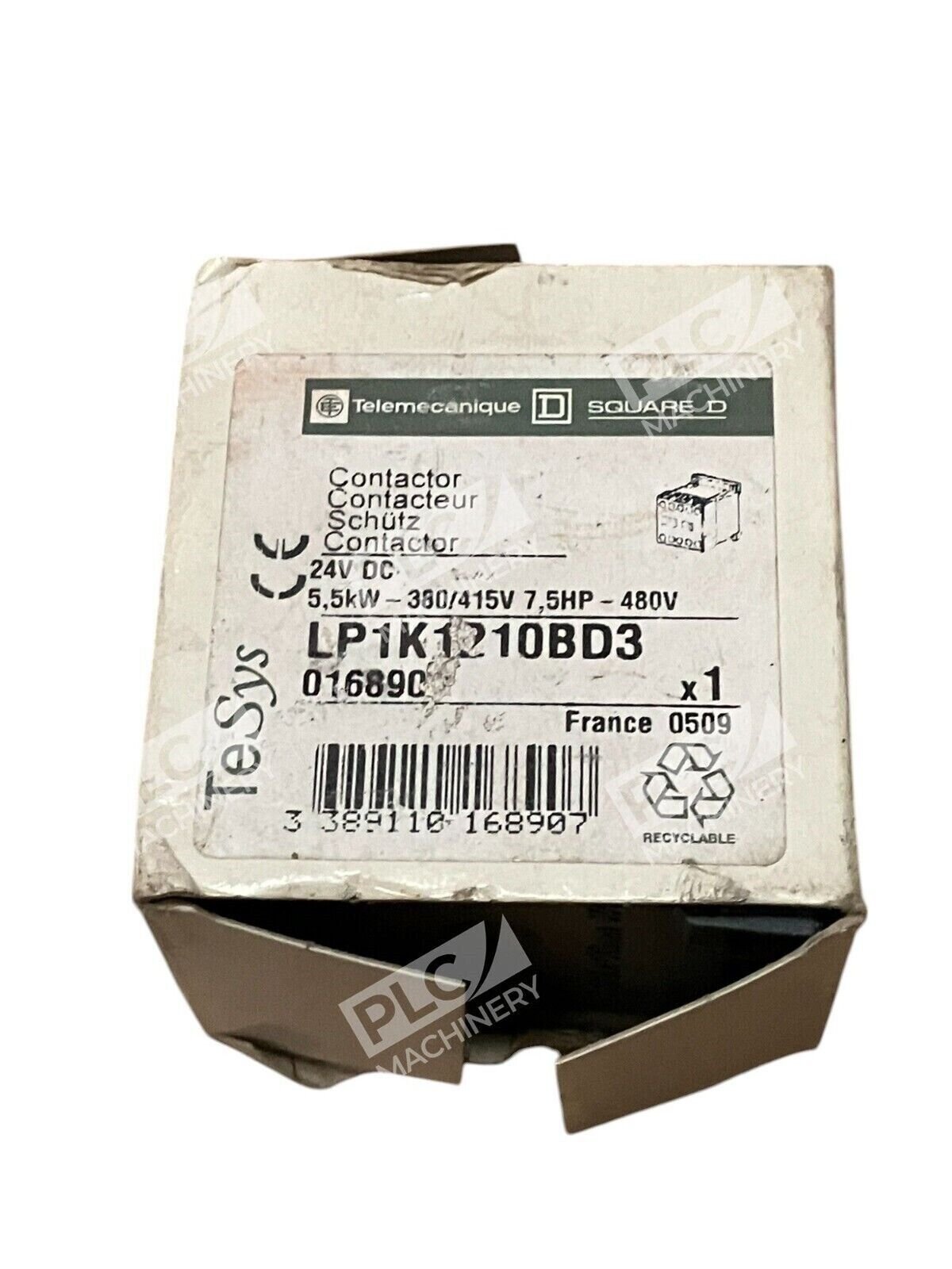 Telemecanique Square D 24VDC 016890 Contactor LP1K1210BD3