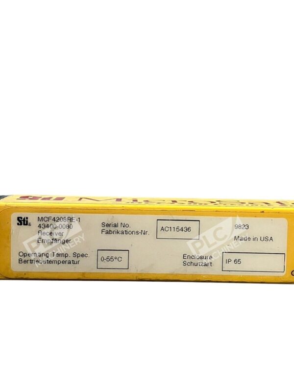 Sti 28485-0010 MCF4200 MicroSafe Light Curtain Reciever MCF4208RE-1 - Image 3