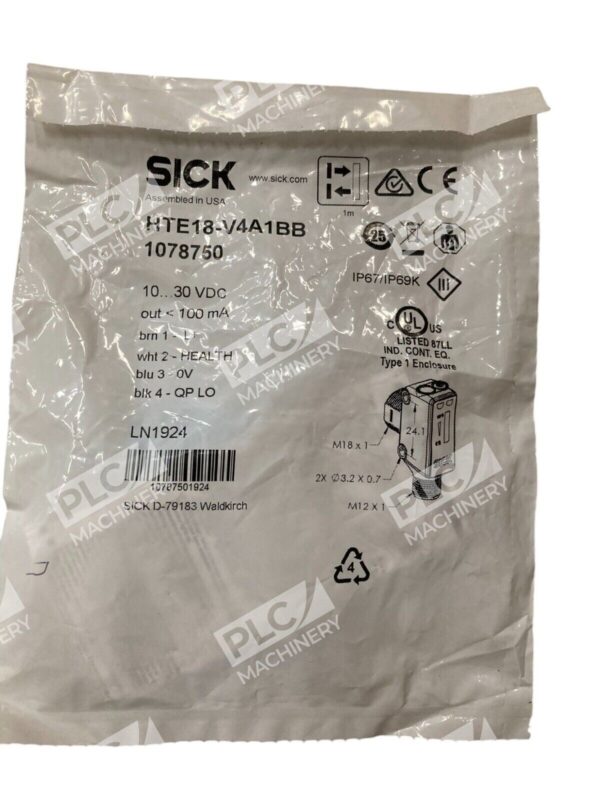 Sick Photoelectric Sensor 1078750 HTE18-V4A1BB