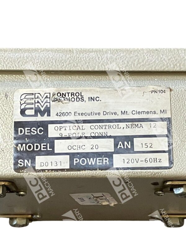 Control Methods 120V-60Hz Intella-Sense Optical Control OCHC20 - Image 2