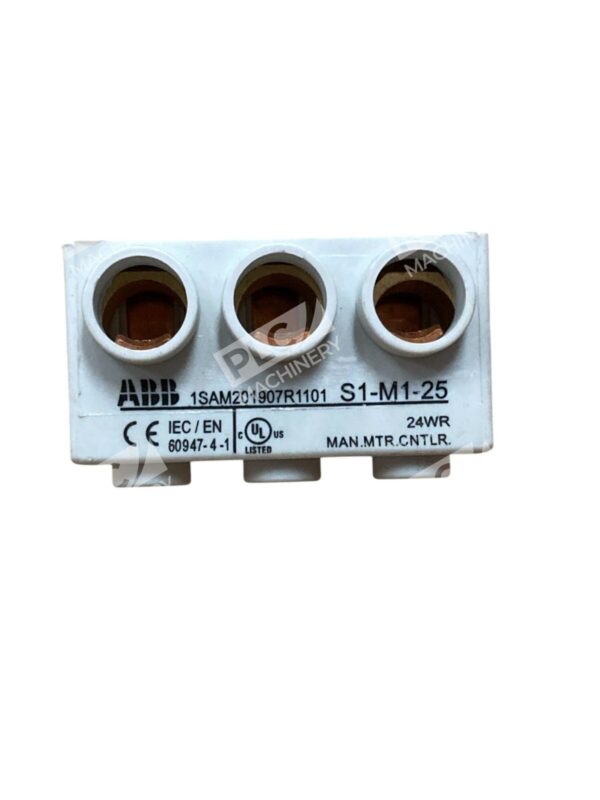 Lot of 6 ABB S1-M1-25 Power Infeed Block 3-Phase 65A 690V for MS116/MS132 - Image 2