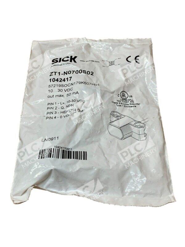 Sick ZT1-N0700S02 Proximity Photoelectric Switch