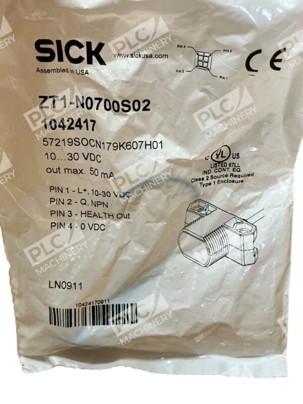 Sick ZT1-N0700S02 Proximity Photoelectric Switch - Image 2