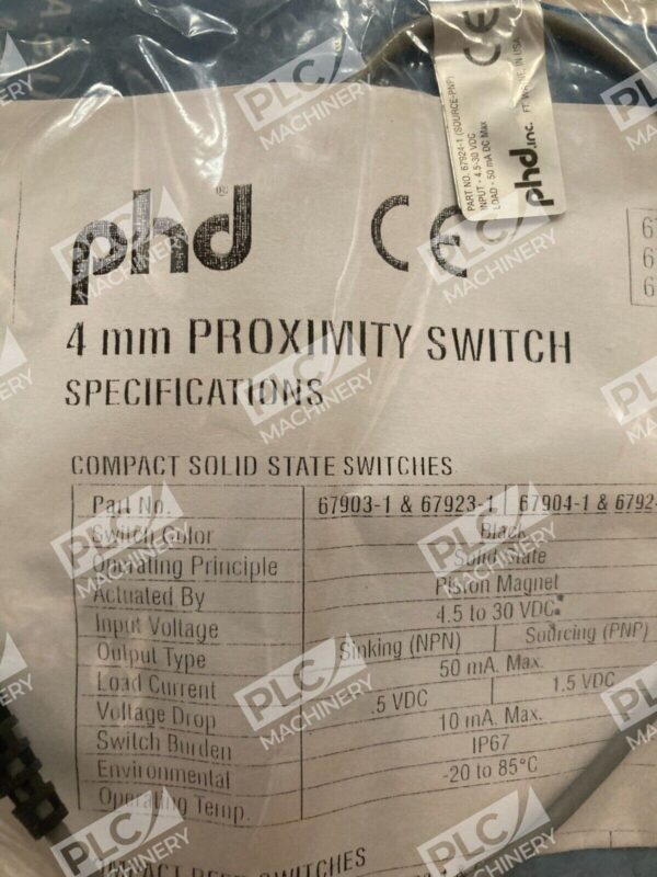 PHD 4mm Proximity Switch 67924-1 - Image 3