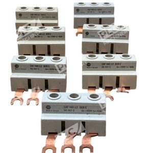Lot of 7 ABB S1-M1-25 Terminal Block 600V 65A 10-6 AWG for Industrial Power