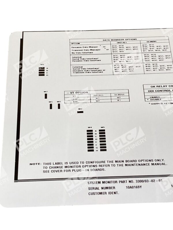 Bentley Nevada 3300/03 Serial Data Interface System Monitor 3300/03-02-01 - Image 8