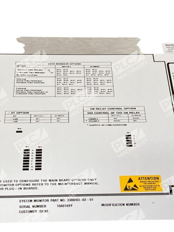 Bentley Nevada 3300/03 Serial Data Interface System Monitor 3300/03-02-01 - Image 9