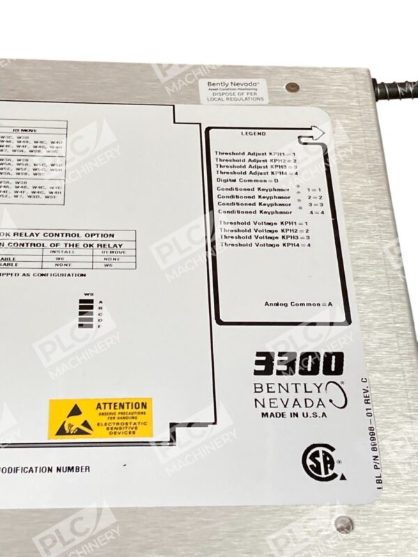 Bentley Nevada 3300/03 Serial Data Interface System Monitor 3300/03-02-01 - Image 10
