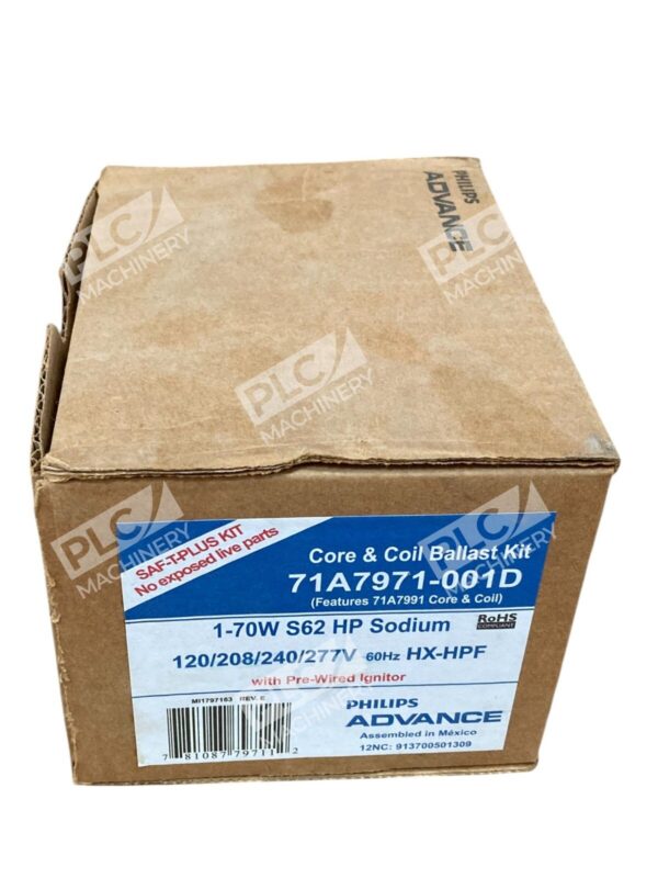 Advance Philips HX-HPF 1-70W S62 HP Sodium Core & Coil Ballast 71A7971-001D