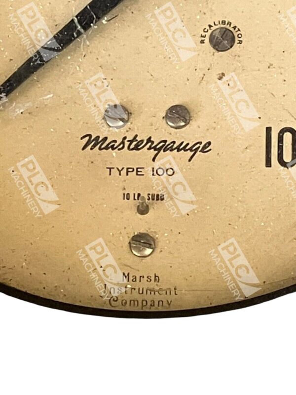 Marsh Instrument Company 0-1000PSI Mastergauge Type 100 - Image 2