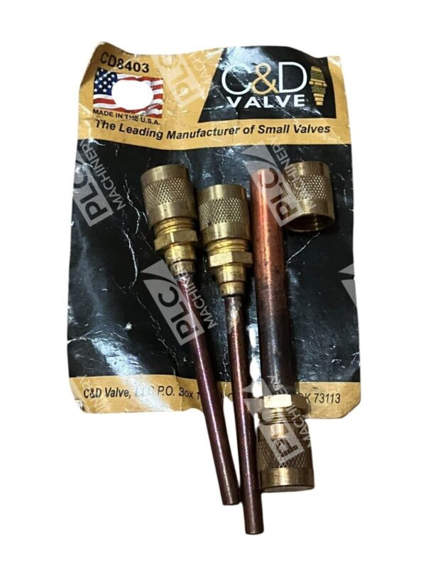C&D Valve Copper Tube Access Valve CD8403 (lot of 3)