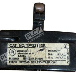 Siemens Bussway 20A 125VAC 15A 300VAC Twistout Plug TPG3123S